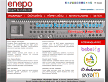 Tablet Screenshot of enepo.com.tr